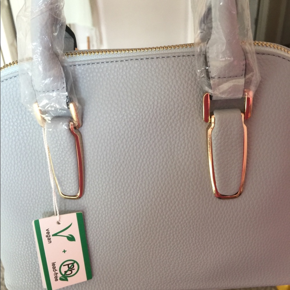 🔴HOST PICK🔴 Light blue Satchel w/Crossbody strap - Picture 2 of 7